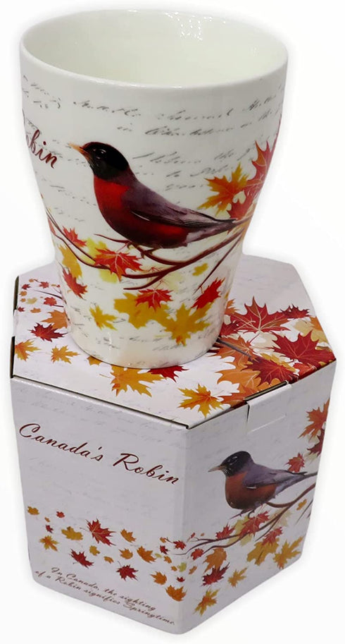 Canada Robin Bird Coffee Mug Gift | Tea Cup- Unique Coffee Mug | Ceramic Coffee Tea Mug | Glossy Ceramic Coffee Mug | Travel Mug Souvenir Gift Pack |